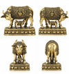 Gai Vasru Brass Idol 5 Inch – Cow & Calf Traditional Decorative Murti