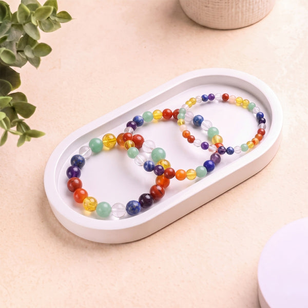 Seven Chakra Beads Bracelet
