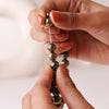Pyrite Round Beads Bracelet