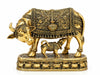 Gai Vasru Brass Idol 5 Inch – Cow & Calf Traditional Decorative Murti